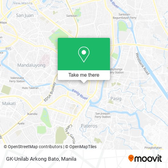 GK-Unilab Arkong Bato map