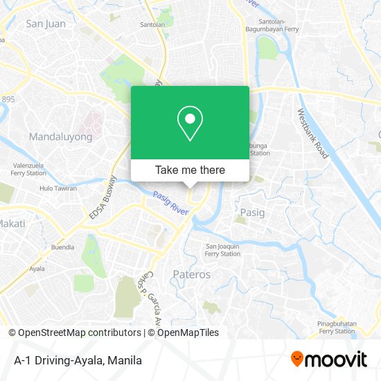 A-1 Driving-Ayala map
