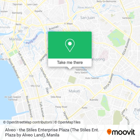 Alveo - the Stiles Enterprise Plaza (The Stiles Ent. Plaza by Alveo Land) map