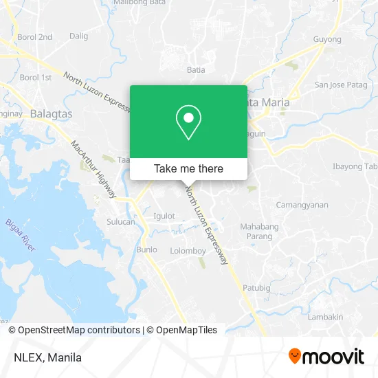 NLEX map