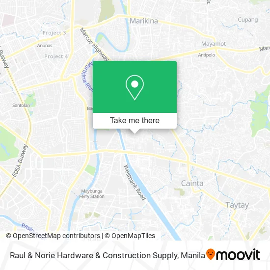 Raul & Norie Hardware & Construction Supply map