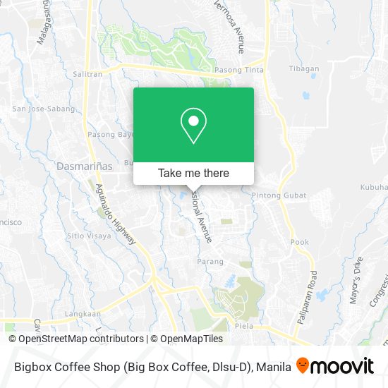 Bigbox Coffee Shop (Big Box Coffee, Dlsu-D) map