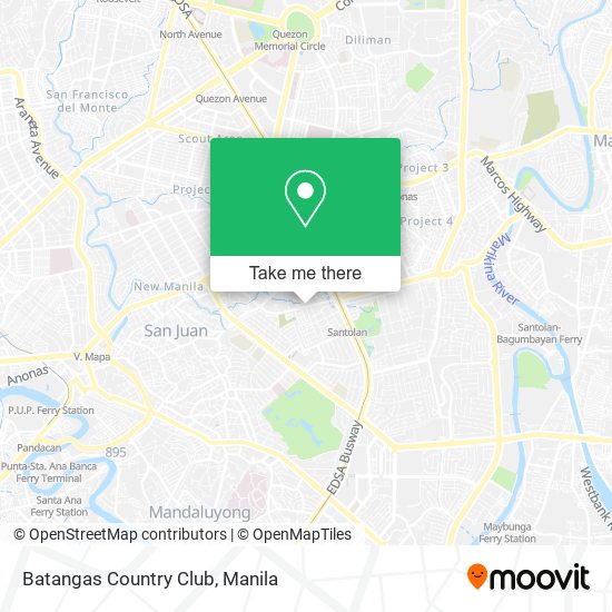 Batangas Country Club map