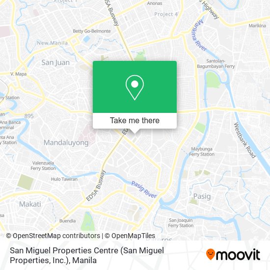 San Miguel Properties Centre (San Miguel Properties, Inc.) map