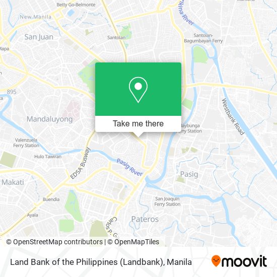 Land Bank of the Philippines (Landbank) map