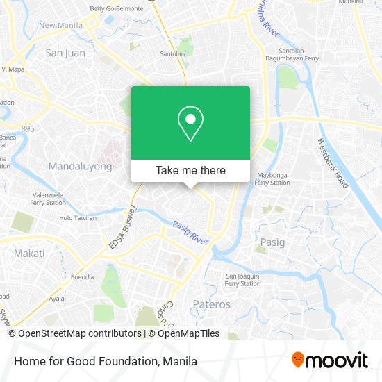 Home for Good Foundation map