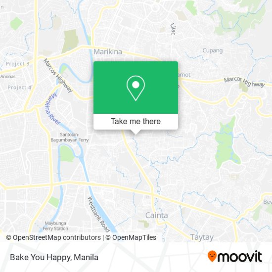 Bake You Happy map