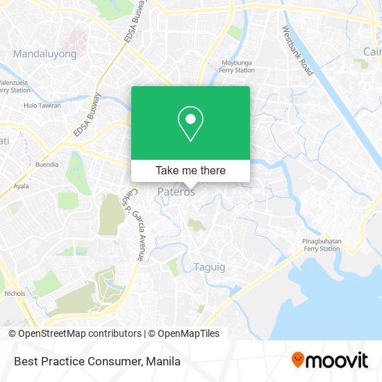 Best Practice Consumer map