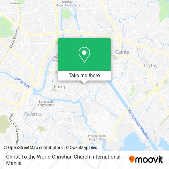 Christ To the World Christian Church International map