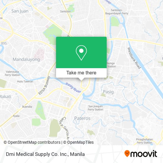 Dmi Medical Supply Co. Inc. map