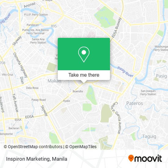 Inspiron Marketing map