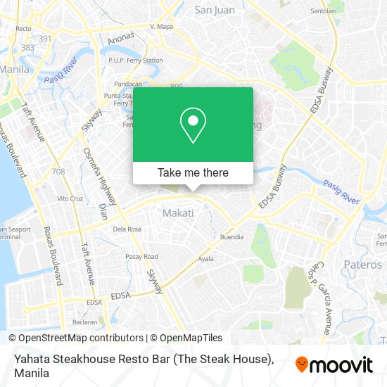Yahata Steakhouse Resto Bar (The Steak House) map