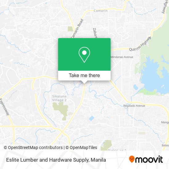 Eslite Lumber and Hardware Supply map