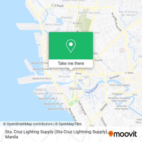 Sta. Cruz Lighting Supply (Sta Cruz Lightning Supply) map