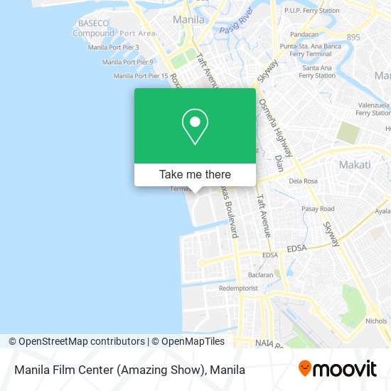 Manila Film Center (Amazing Show) map