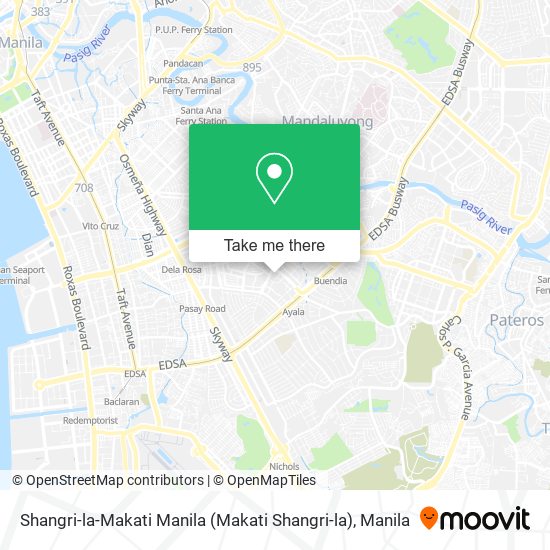 Shangri-la-Makati Manila map