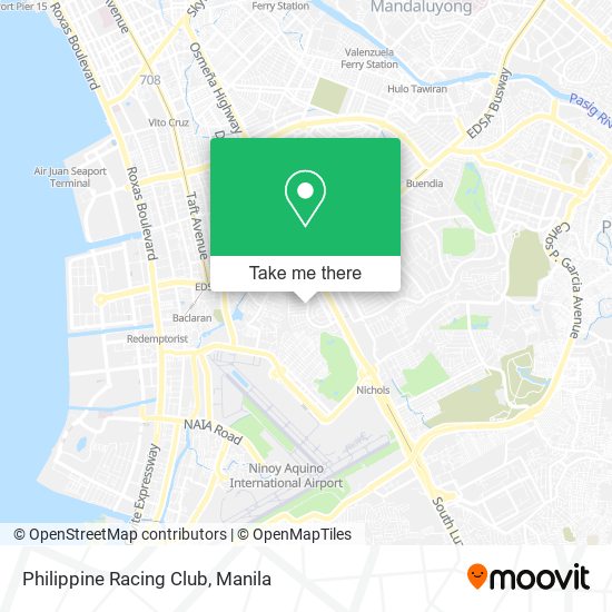 Philippine Racing Club map