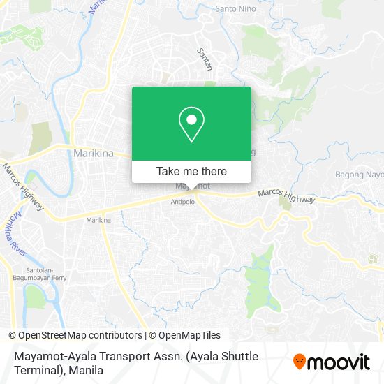 Mayamot-Ayala Transport Assn. (Ayala Shuttle Terminal) map