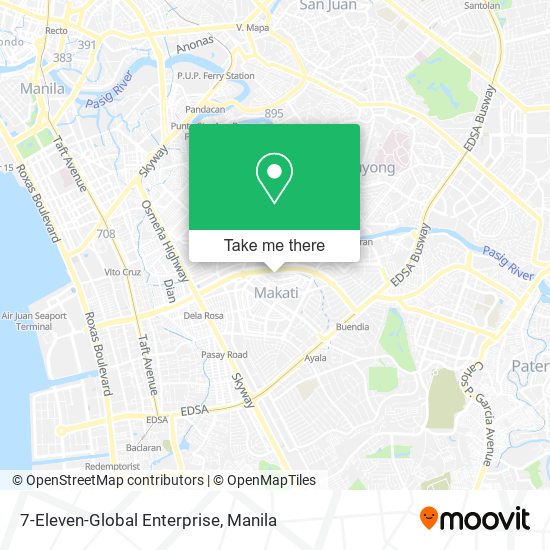 7-Eleven-Global Enterprise map