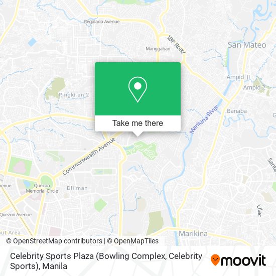 Celebrity Sports Plaza (Bowling Complex, Celebrity Sports) map
