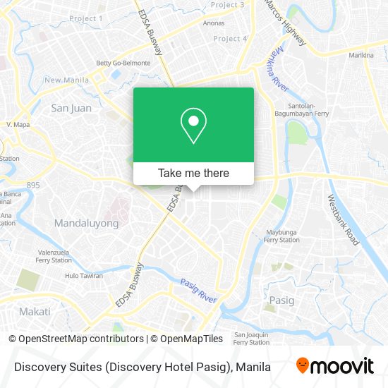 Discovery Suites (Discovery Hotel Pasig) map