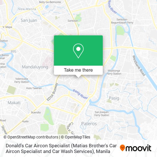 Donald's Car Aircon Specialist (Matias Brother's Car Aircon Specialist and Car Wash Services) map