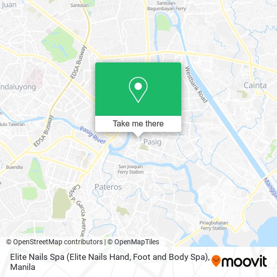 Elite Nails Spa (Elite Nails Hand, Foot and Body Spa) map