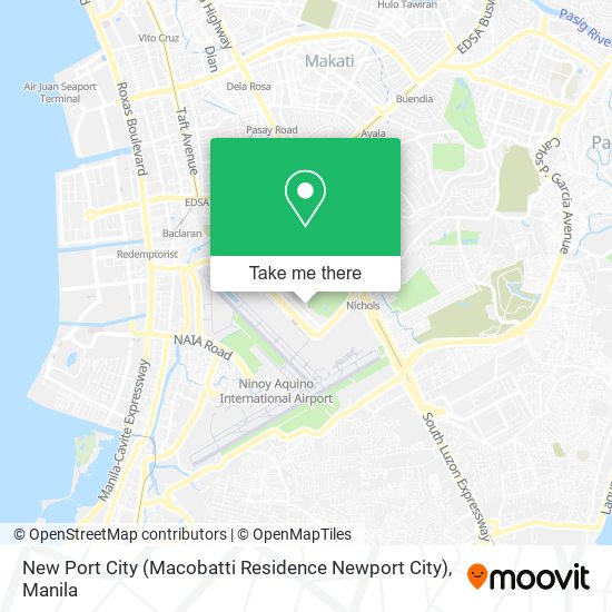 New Port City (Macobatti Residence Newport City) map