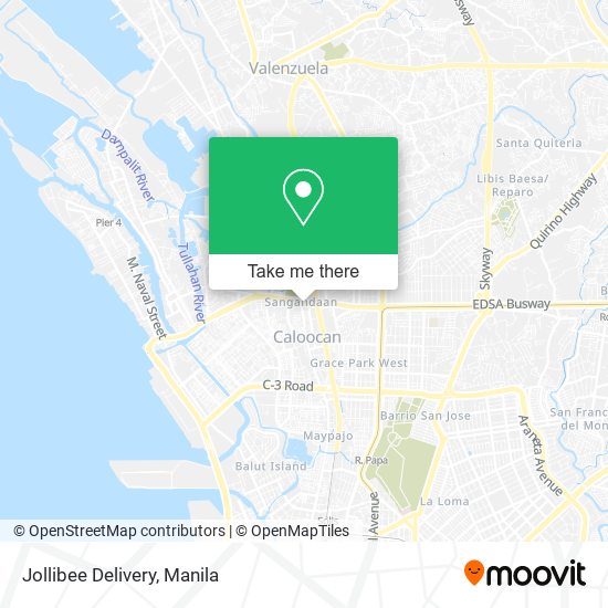 Jollibee Delivery map