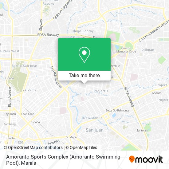 Amoranto Sports Complex (Amoranto Swimming Pool) map