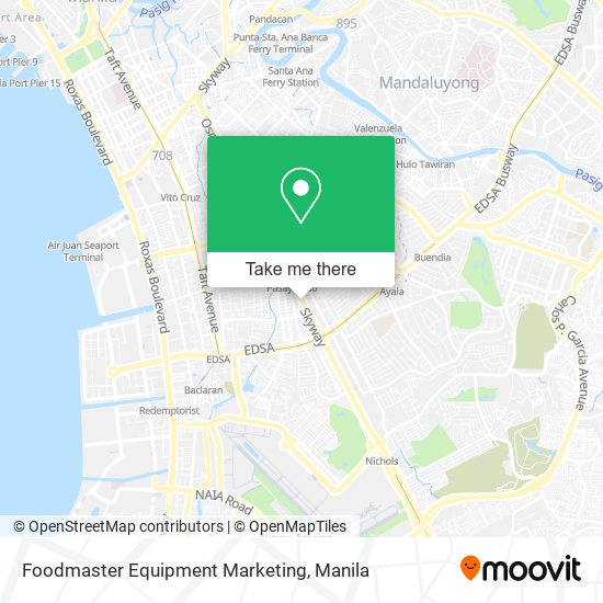 Foodmaster Equipment Marketing map