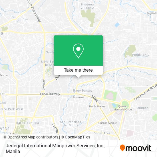Jedegal International Manpower Services, Inc. map