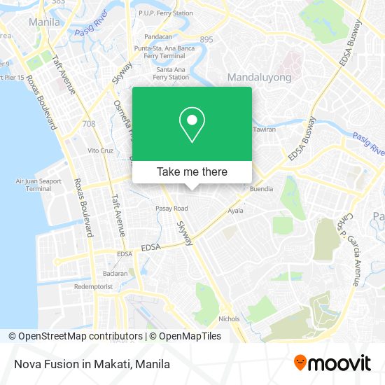 Nova Fusion in Makati map