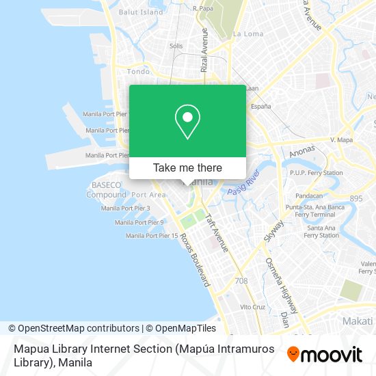 Mapua Library Internet Section (Mapúa Intramuros Library) map