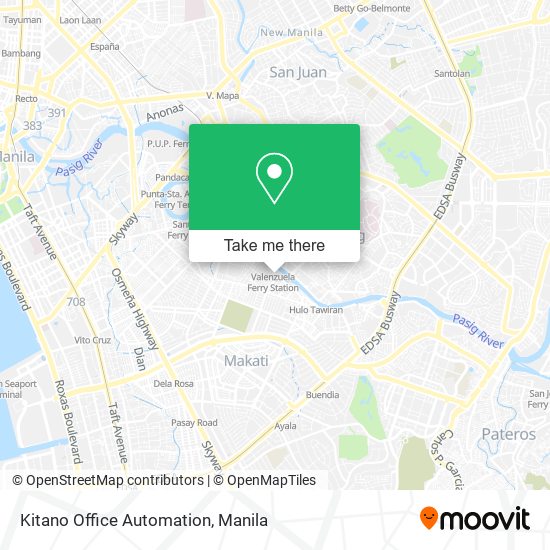 Kitano Office Automation map