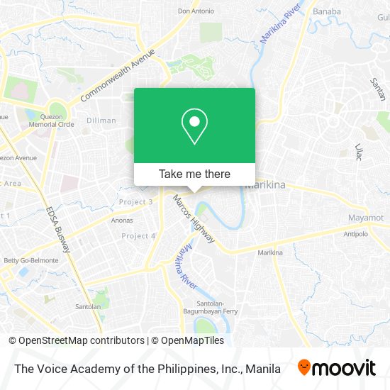 The Voice Academy of the Philippines, Inc. map