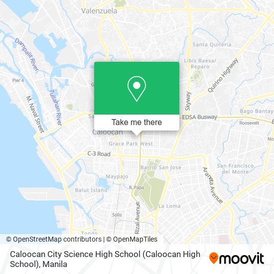 Caloocan City Science High School (Caloocan High School) map