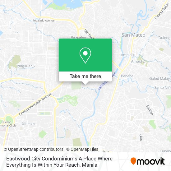 Eastwood City Condominiums A Place Where Everything Is Within Your Reach map