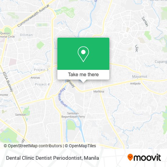 Dental Clinic Dentist Periodontist map