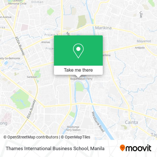 Thames International Business School map