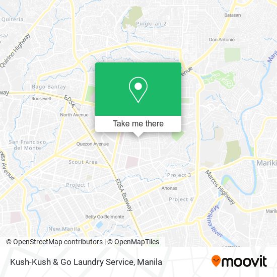 Kush-Kush & Go Laundry Service map