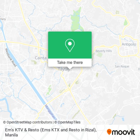 Em's KTV & Resto (Ems KTX and Resto in Rizal) map