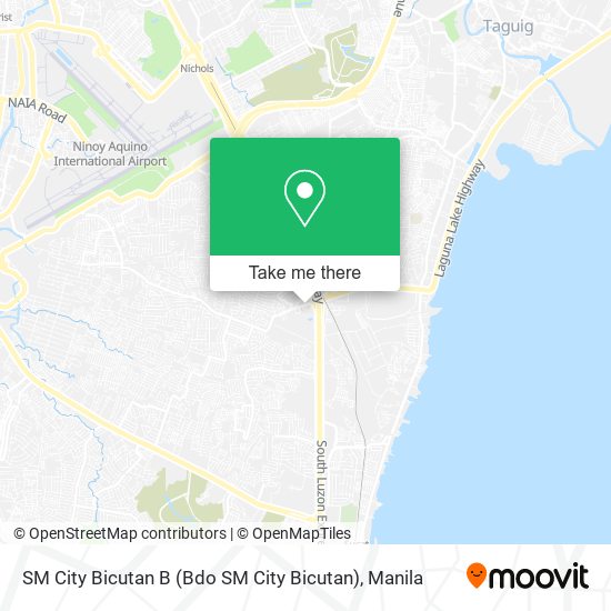 SM City Bicutan B map