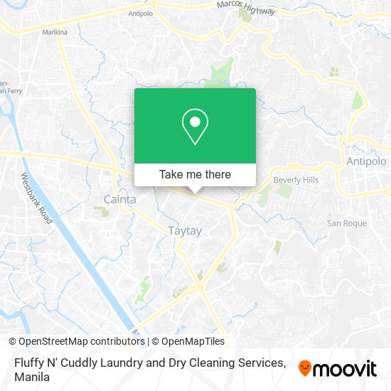 Fluffy N' Cuddly Laundry and Dry Cleaning Services map