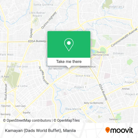 Kamayan (Dads World Buffet) map