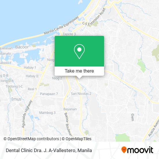 Dental Clinic Dra. J. A-Vallestero map