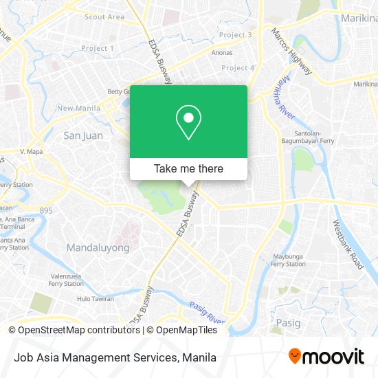 Job Asia Management Services map