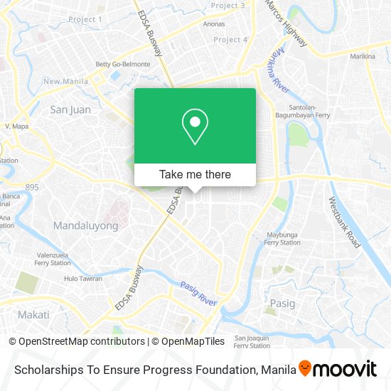 Scholarships To Ensure Progress Foundation map