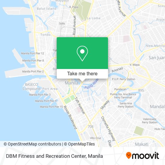 DBM Fitness and Recreation Center map