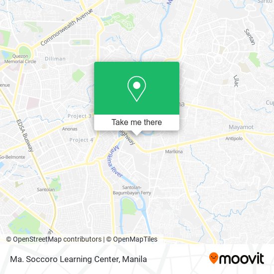 Ma. Soccoro Learning Center map